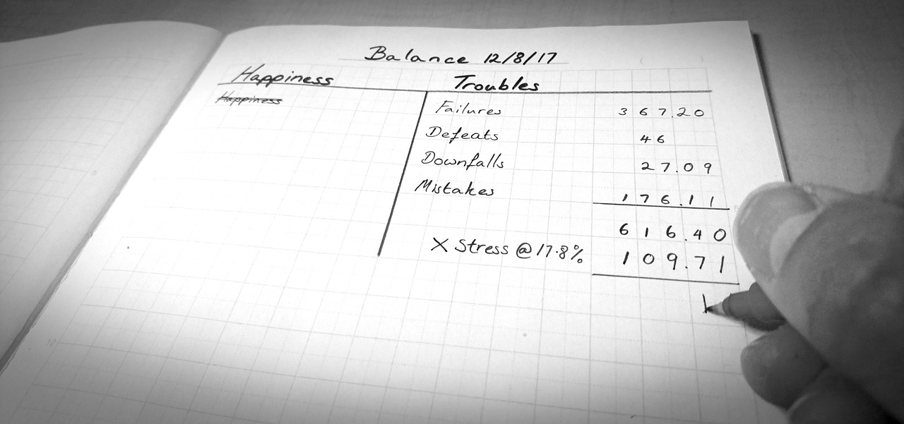Calculations Balance Sheet Stress  - daninthepan1 / Pixabay